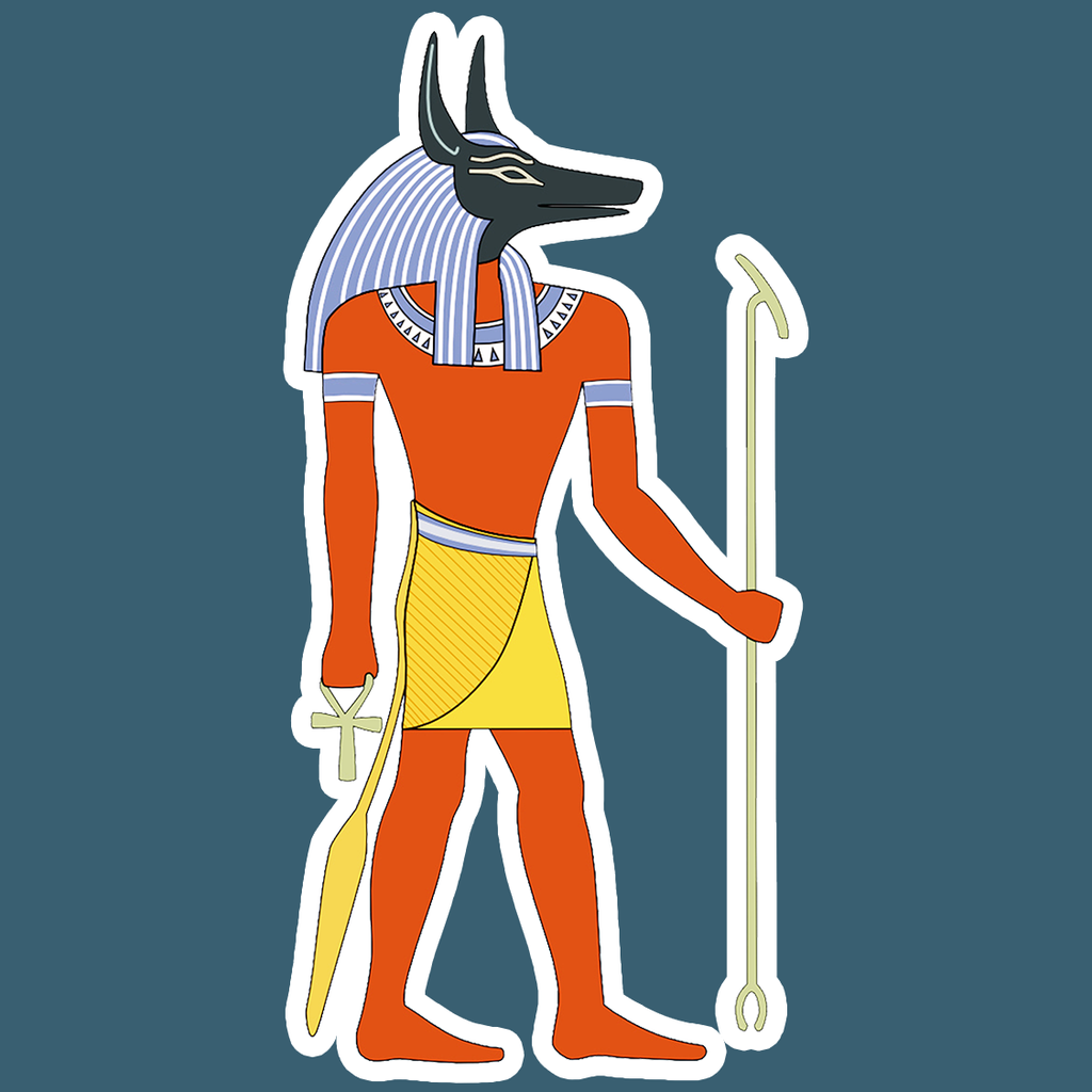 Anubis Die Cut Sticker