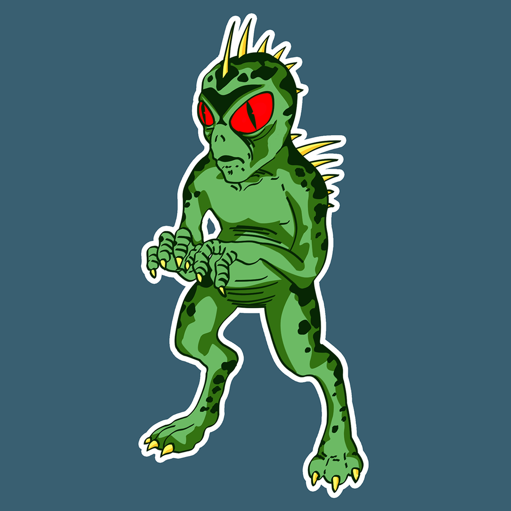 Chupacabra Die Cut Sticker