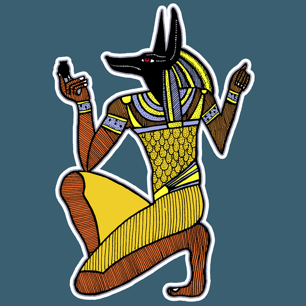 Anubis Die Cut Sticker