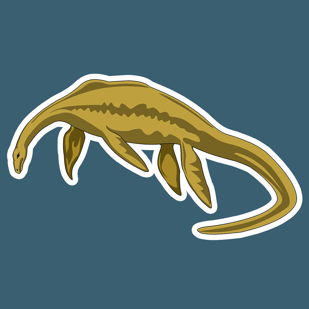 Loch Ness Monster Die Cut Sticker