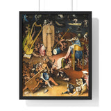 Bosch Hell (Bottom) Premium Framed Vertical Poster