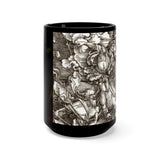 Dürer Four Horsemen Black Mug 15oz