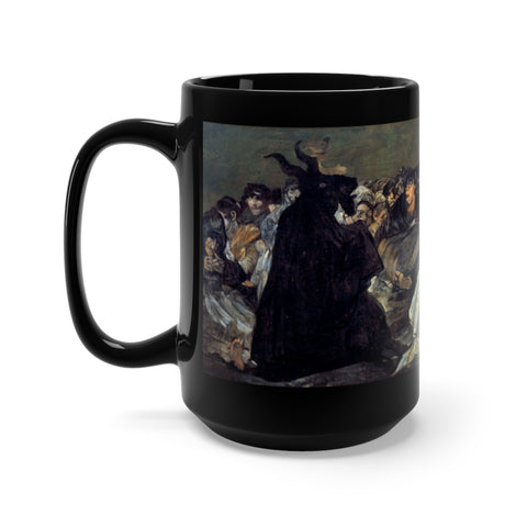 Goya Great He-Goat Black Mug 15oz