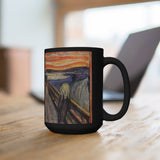 Munch Scream Black Mug 15oz