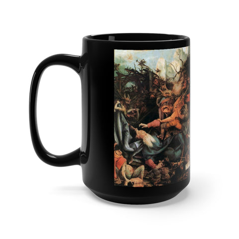 Grünewald Isenheim Hell Black Mug 15oz