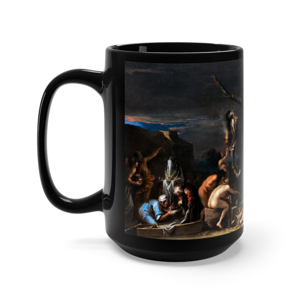 Rosa Incantations Black Mug 15oz