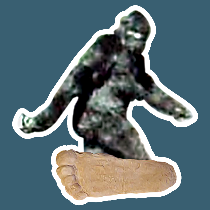 Bigfoot Die Cut Sticker