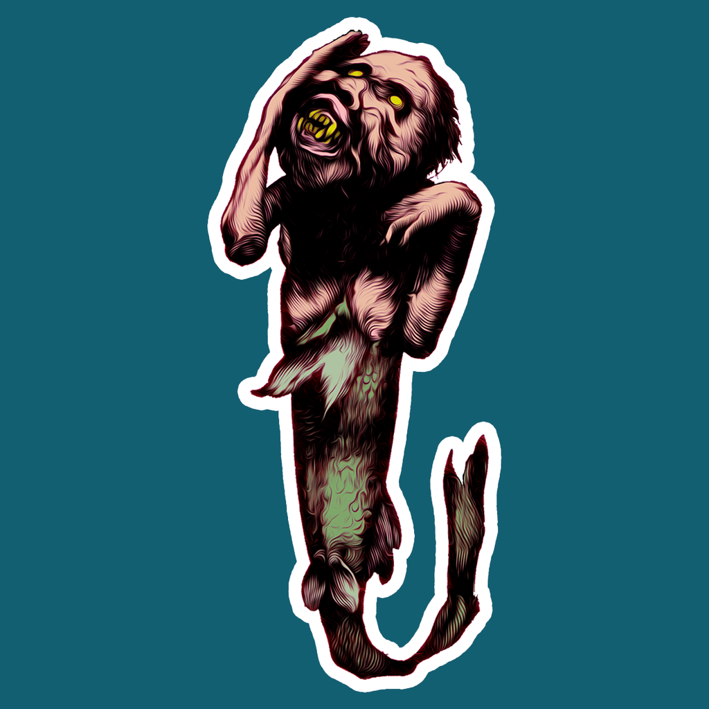 Feejee Mermaid Die Cut Sticker