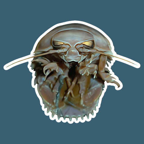 Giant Isopod Die Cut Sticker