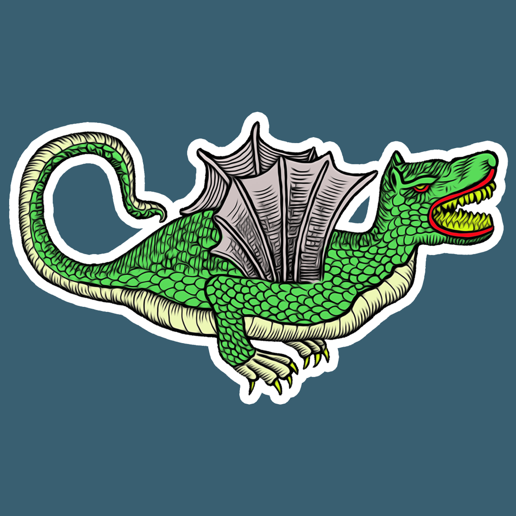 Wyvern Die Cut Sticker