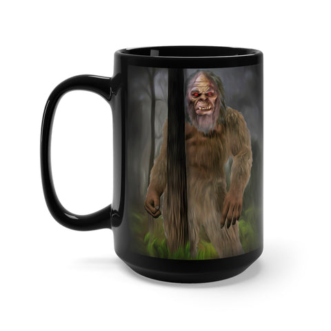 Bigfoot Creeptid Black Mug 15oz