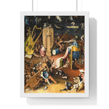 Bosch Hell (Bottom) Premium Framed Vertical Poster