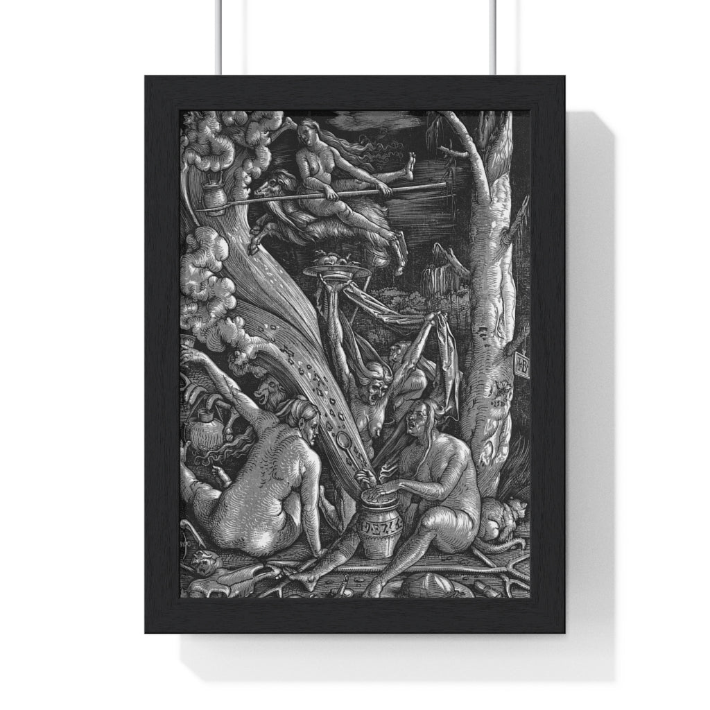 Baldung Witches Premium Framed Vertical Poster