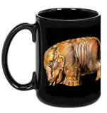 Blake's Behemoth and Leviathan Black Mug