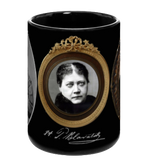 Helena Blavatsky Black Mug
