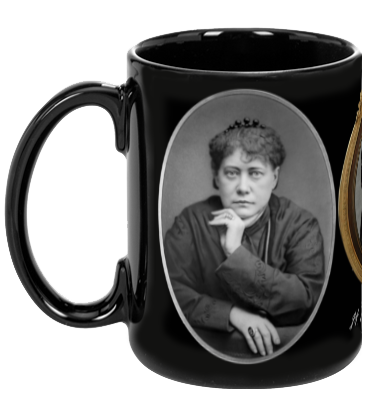 Helena Blavatsky Black Mug