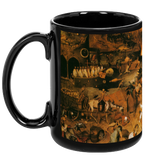 Bruegel's Triumph of Death Black Mug