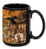 Bruegel's Triumph of Death Black Mug