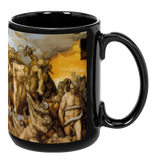 Michelangelo's Last Judgment Black Mug