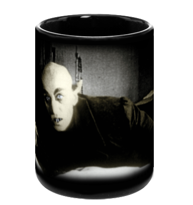 Creeping Nosferatu Black Mug