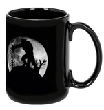 Crawling Werewolf Black Mug