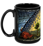 Flammarion Wood Engraving Black Mug