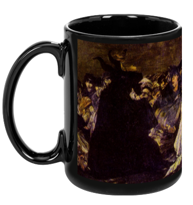Goya's Witches' Sabbath Black Mug