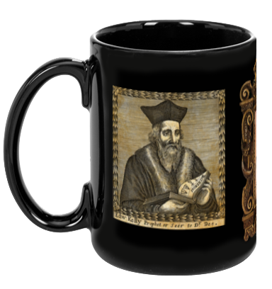 Edward Kelley Black Mug