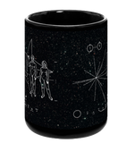 Pioneer Plaque Black Mug