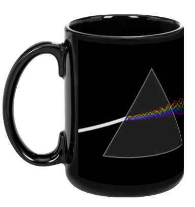 Prisms Black Mug