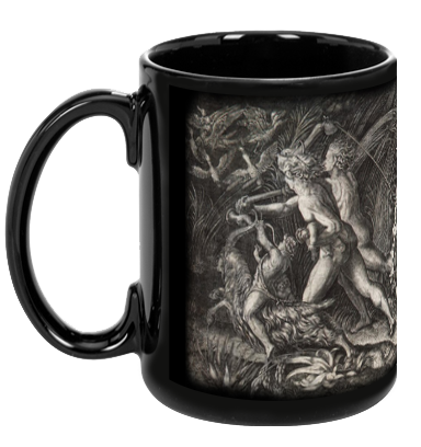 Raimondi's The Witches' Rout Black Mug