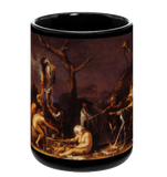 Rosa's Witches at their Incantations Black Mug
