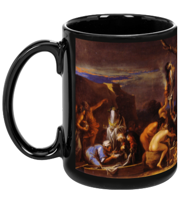 Rosa's Witches at their Incantations Black Mug