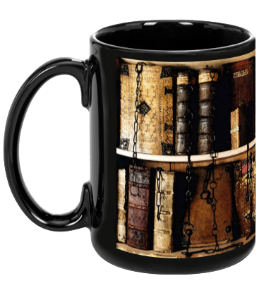 Eldritch Tomes Black Mug