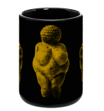 Venus of Willendorf Black Mug