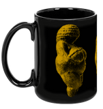 Venus of Willendorf Black Mug