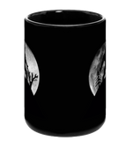 Howling Werewolf Moon Black Mug