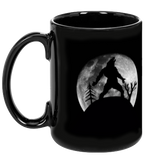 Howling Werewolf Moon Black Mug