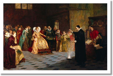 Glindoni's John Dee before Queen Elizabeth I Poster