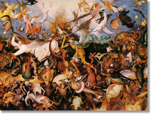 Bruegel's The Fall of the Rebel Angels Poster