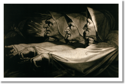 Fuseli's The Three Witches Poster