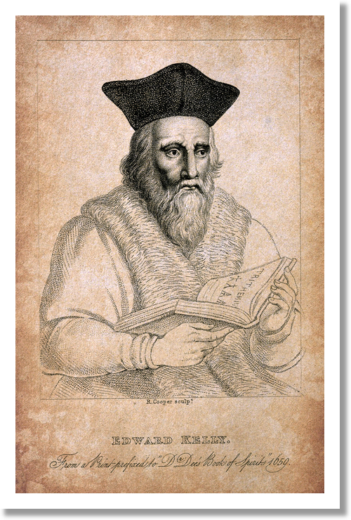 Edward Kelley Portrait Poster