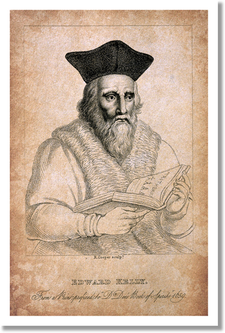 Edward Kelley Portrait Poster