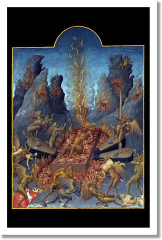 Limbourg Brothers' Hell Poster