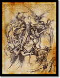 Schongauer's Temptation of St. Anthony Poster