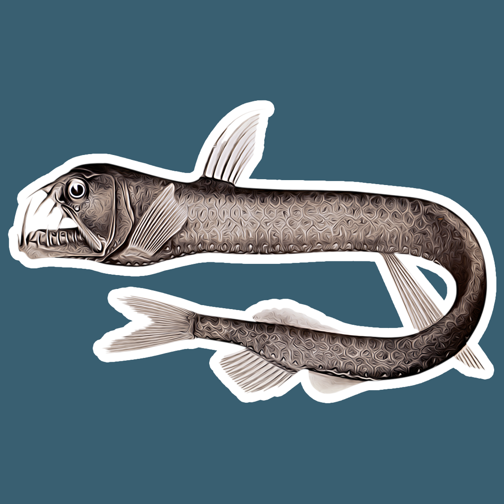 Viperfish Die Cut Sticker